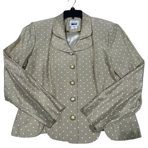Vintage 80's Leslie Fay Women's 12 Career Business Jacket Grandmacore